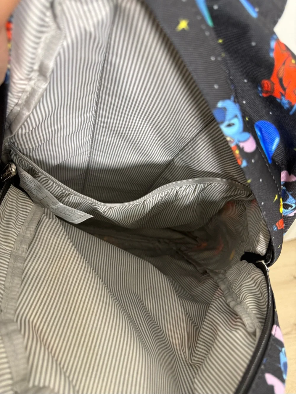 Disney Loungefly Space Stitch Spaceship Full Size Backpack Galaxy Outer Space